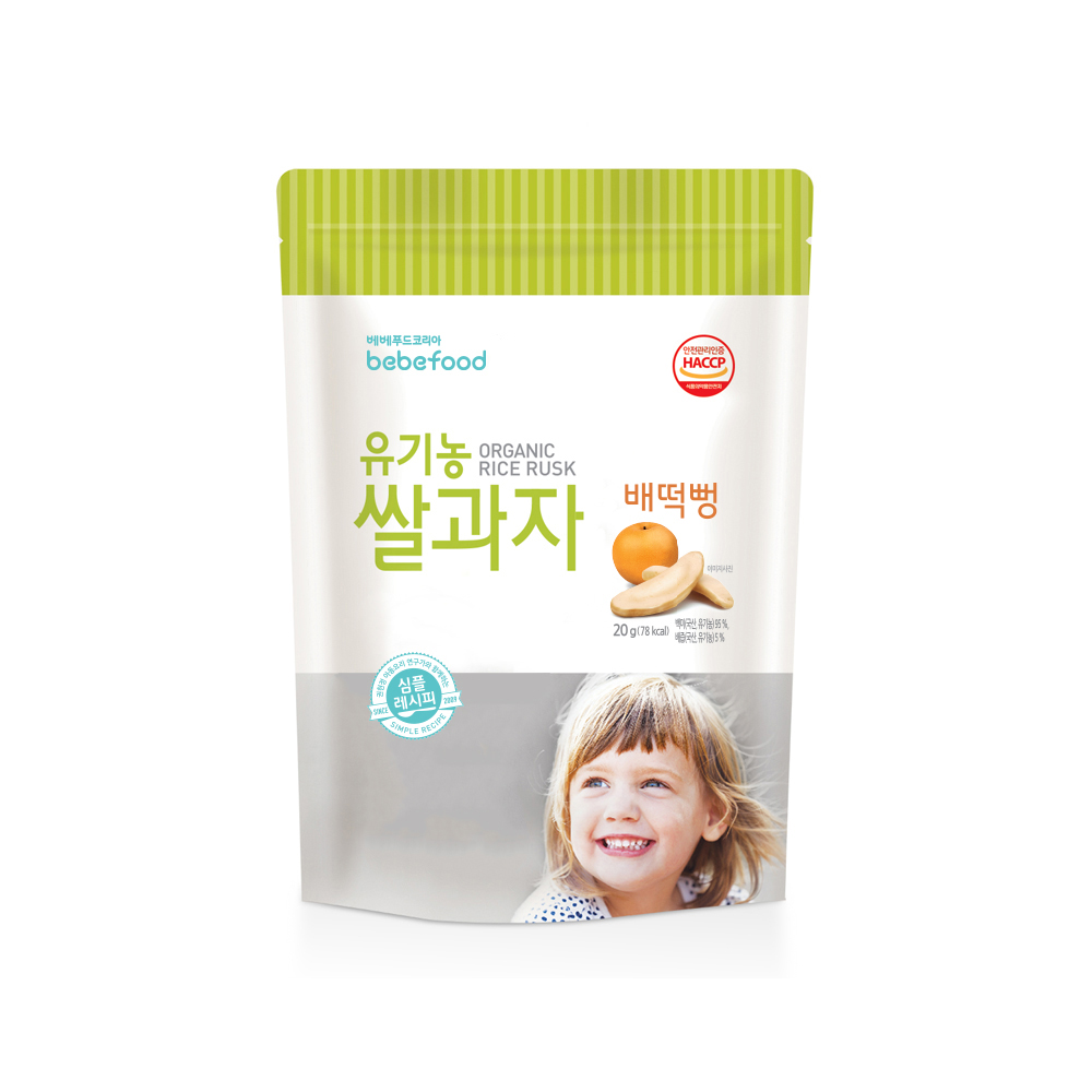 Bebefood Organic Rice Rusk<br />(Pear)