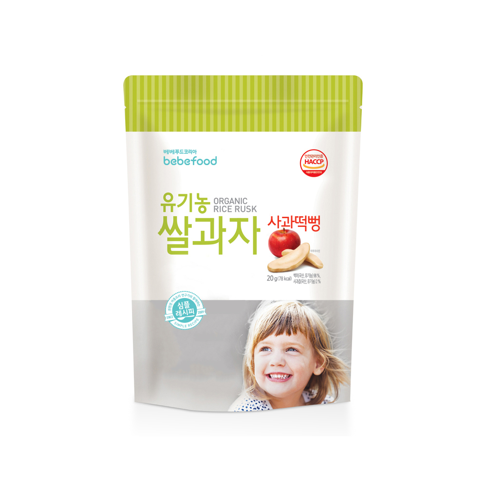 Bebefood Organic Rice Rusk<br />(Apple)